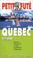 Cover of: Quebec 2002 le petit fute