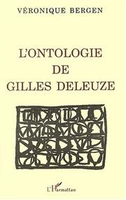 Cover of: L' ontologie de Gilles Deleuze