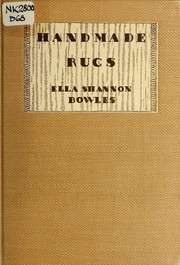 Cover of: Handmade rugs by Ella Shannon Bowles