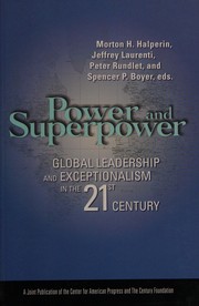 Cover of: Power and superpower by Morton H. Halperin ... [et al.].