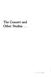 Cover of: The concert by Raymond De Loy Jameson