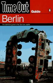 Cover of: Time out Berlin guide by Time Out