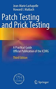 Cover of: Patch Testing and Prick Testing by Jean-Marie Lachapelle, Howard I. Maibach