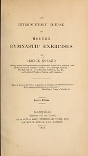 Cover of: An introductory course of modern gymnastic exercises