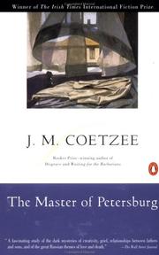 Cover of: The Master of Petersburg by J. M. Coetzee