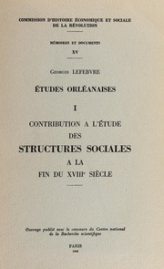 Cover of: Études orléanaises. by Georges Lefebvre