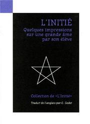 Cover of: L'initié by Cyril Scott