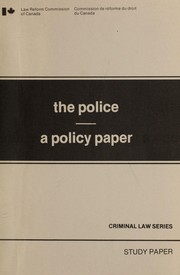 Cover of: The police, a policy paper by Alan Grant
