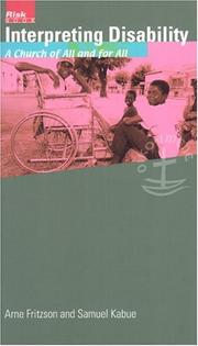 Cover of: Interpreting Disability by Arne Fritzson, Samuel Kabue