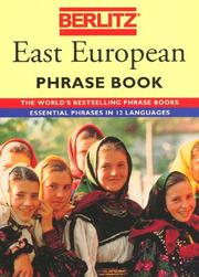 Cover of: Berlitz East European Phrase Book
