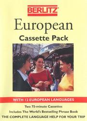 European Cassette Pack by Martin Gostelow