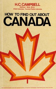 Cover of: How to find out about Canada