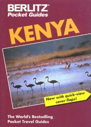 Cover of: Berlitz Kenya Pocket Guide