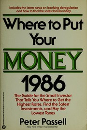 Cover of: Where Put Money 86 by Peter Passell