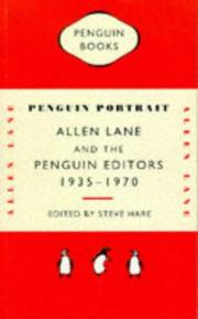 Cover of: Penguin Portrait - Allen Lane & the by Hare