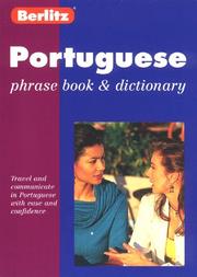 Cover of: Berlitz Portuguese Phrase Book