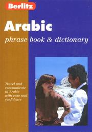 Cover of: Berlitz Arabic Phrase Book by Berlitz