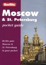 Cover of: Berlitz Moscow and St. Petersburg Pocket Guide by Berlitz
