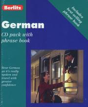 Cover of: Berlitz German CD Pack With Phrase Book