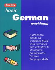 Berlitz Basic German (Workbook Series , Level 1) by Berlitz Publishing Company