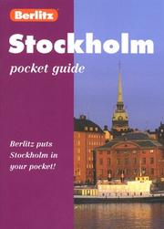 Cover of: Berlitz Stockholm Pocket Guide | Berlitz