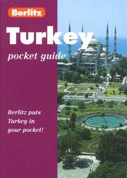 Cover of: Turkey Pocket Guide by Berlitz Editorial Staff