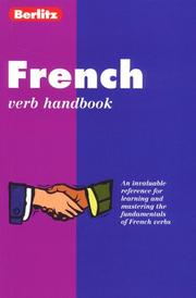 Cover of: Berlitz French Verb Handbook