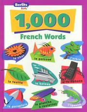 Cover of: 1,000 French words.