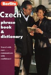 Cover of: Berlitz Czech Cassette Pack