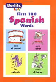 Cover of: First 100 Spanish words. by 