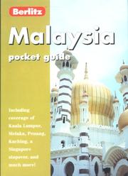 Cover of: Malaysia Pocket Guide (Berlitz Pocket Guides)