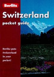 Cover of: Berlitz Switzerland Pocket Guide (Berlitz Pocket Guides) by Berlitz Guides