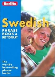 Cover of: Berlitz Swedish Phrase Book (Berlitz Phrase Book)