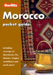 Cover of: Berlitz Morocco Pocket Guide (Berlitz Pocket Guides)