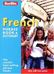 Cover of: Berlitz French Phrase Book (Berlitz Phrase Books)