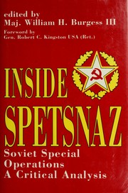 Cover of: Inside Spetsnaz by Kirsten Amundsen