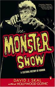 Cover of: The Monster Show by David J. Skal