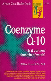 Cover of: Coenzyme Q10: is it our new fountain of youth?.