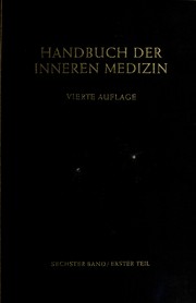 Cover of: Handbuch der inneren Medizin