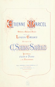 Étienne Marcel by Camille Saint-Saens