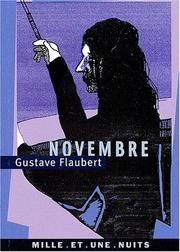 Cover of: Novembre by Gustave Flaubert