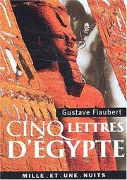 Cover of: Lettres d'Egypte