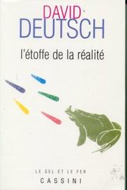 Cover of: L'étoffe dont est faite la réalité