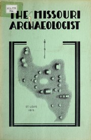 Cover of: The Missouri archaeologist