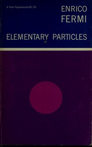 Cover of: Elementary particles.