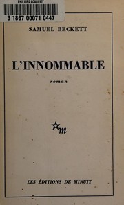 Cover of: L' innommable by Samuel Beckett