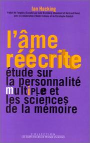 Cover of: L'âme réécrite