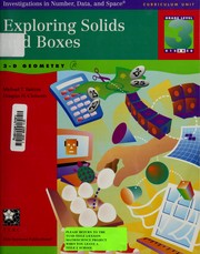 Cover of: Exploring Solids and Boxes by Michael T. & Clements, Douglas H. Battista