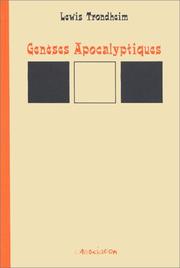 Genèses apocalyptiques by Lewis Trondheim