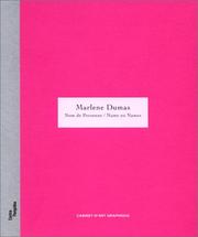 Cover of: Marlene Dumas
